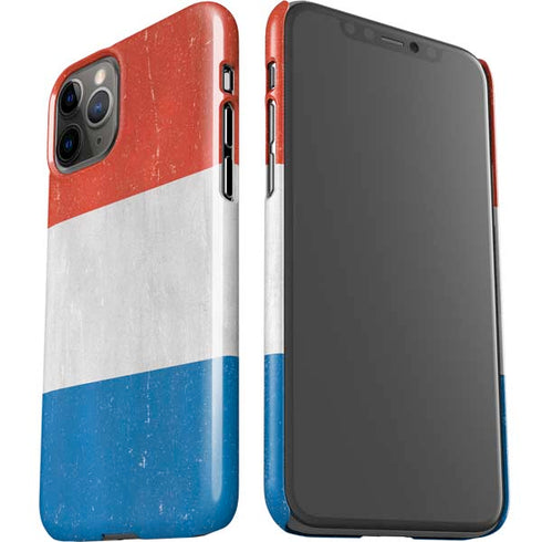Netherlands Flag Distressed iPhone 11 Pro Lite Case